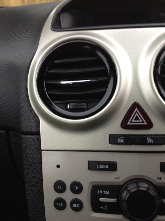 Dashboard repair due to a leaking air freshener